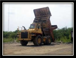 demolition debris removal, solid waste material disposal  